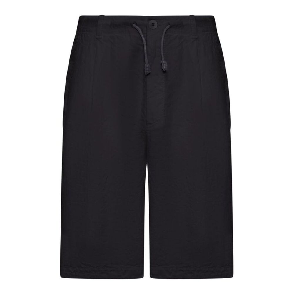 Transit Men Linen Bermuda Shorts With Drawstring